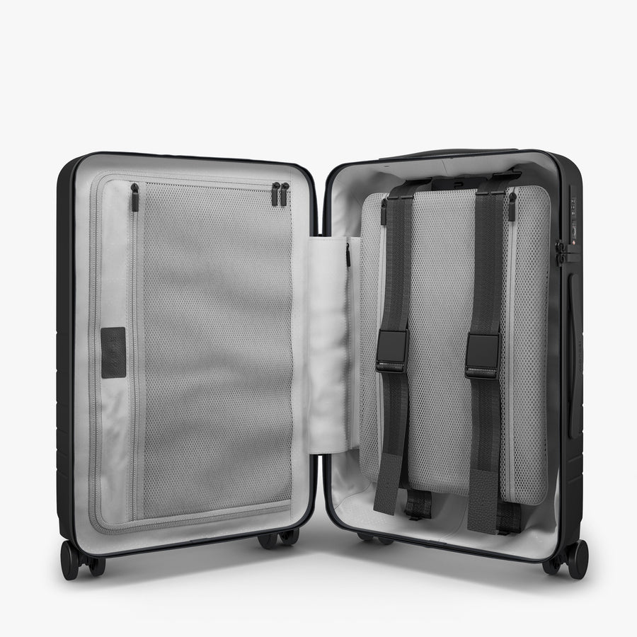 Midnight Black | Inside view of Carry-On Pro in Midnight Black