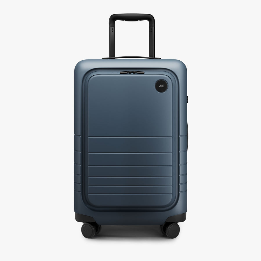 Ocean Blue | Front view of Carry-On Pro Plus in Ocean Blue