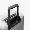 Extended luggage handle view of Carry-On Pro in Stellar White (thumbnail)