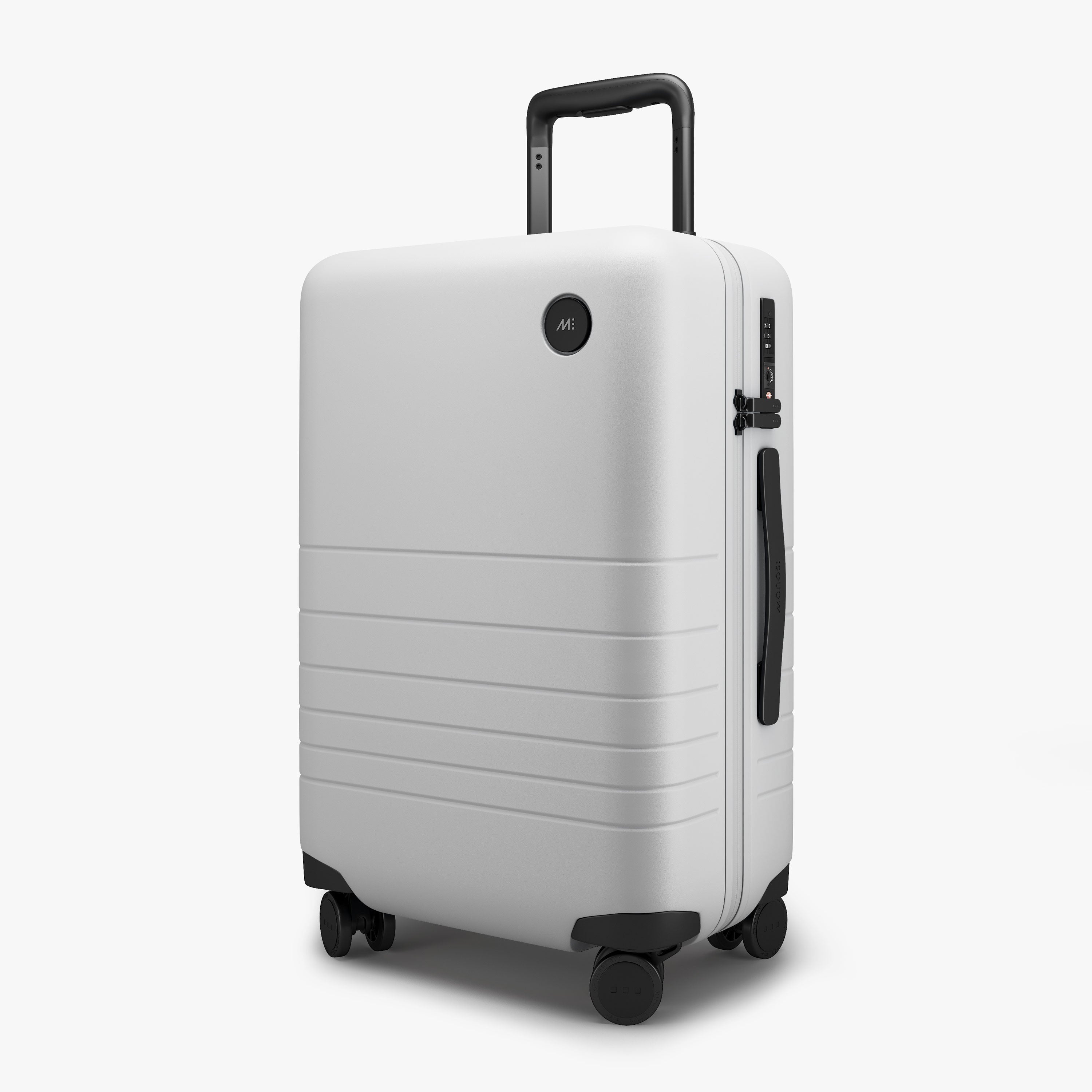 Monos Carry-On Plus suitcase in Stellar White