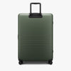 Back view of Check-In Large in Olive Green (thumbnail)