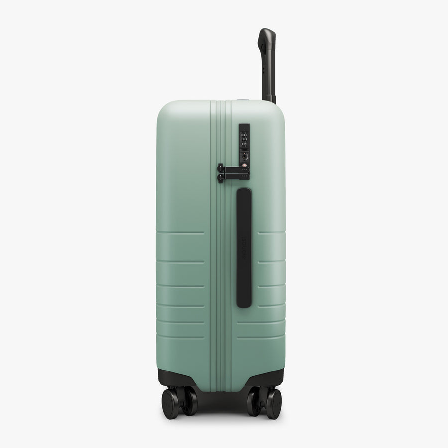 Sage Green | Side view of Carry-On in Sage Green
