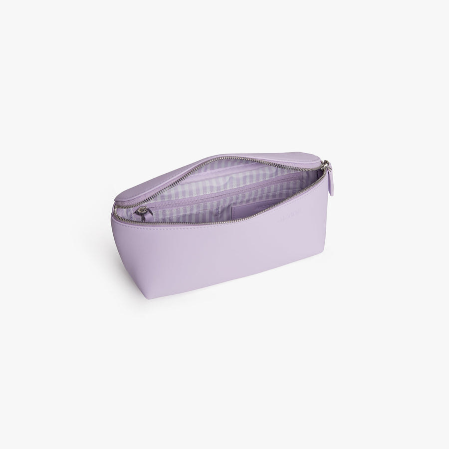 Purple Icing (Vegan Leather) | Inside view of Metro Sling in Purple Icing
