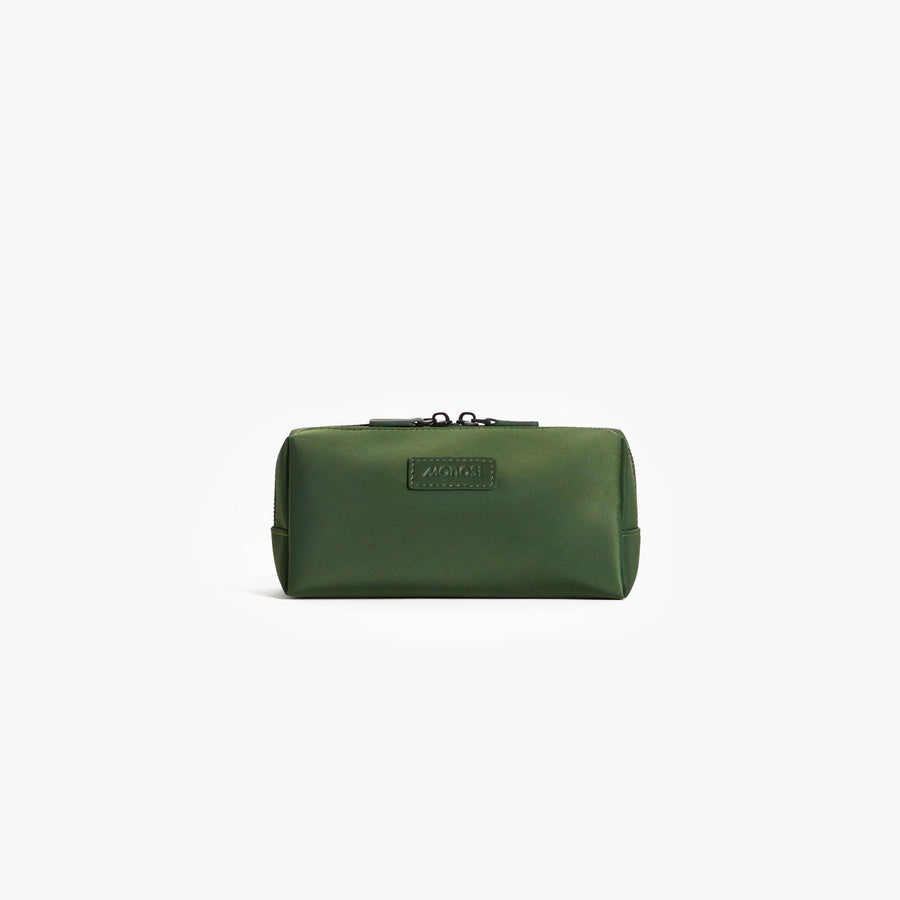 Small / Juniper Green Cart | Front view of Metro Toiletry Case Small in Juniper Green