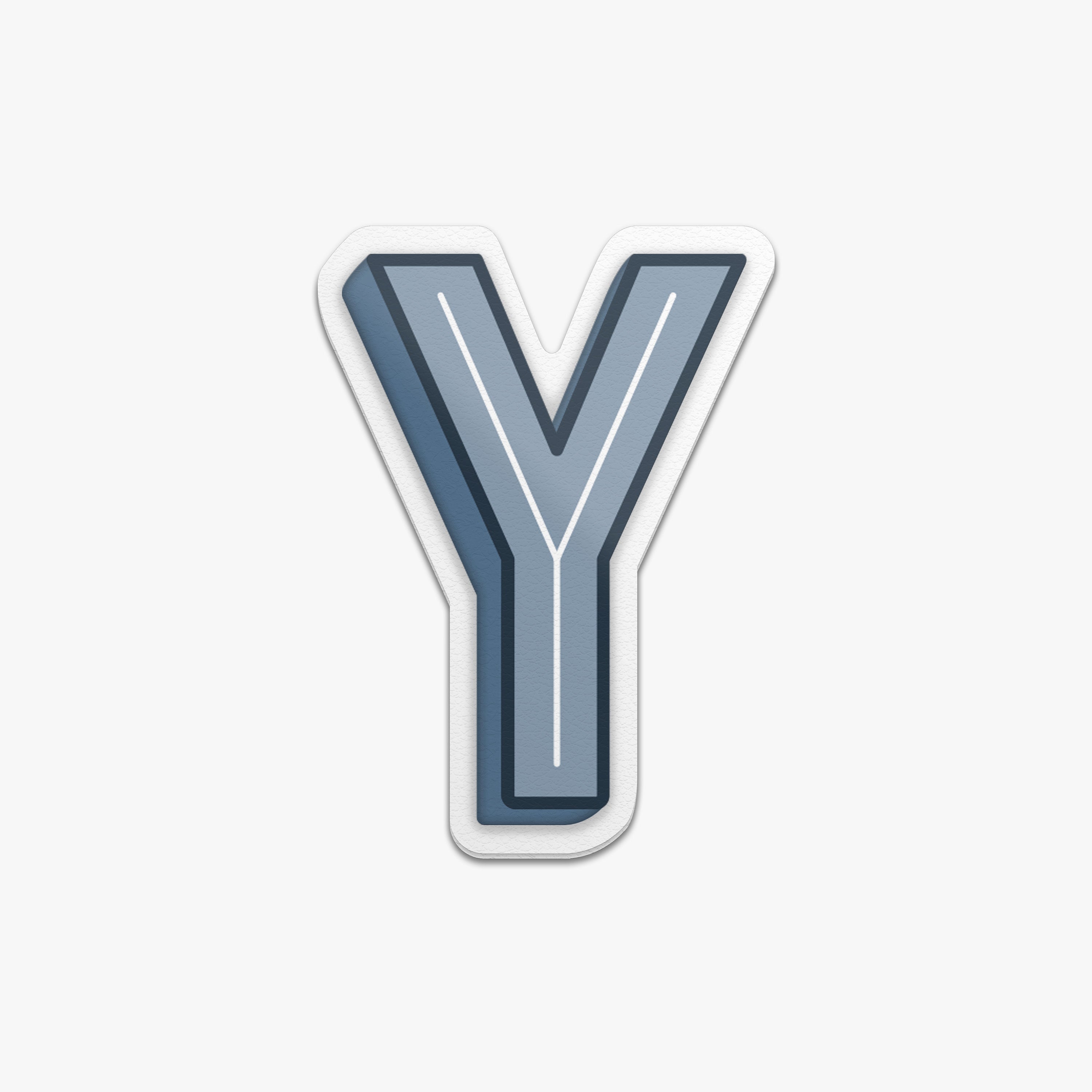Y Logo Sticker Alphabet Stickers, Personalize | Monos Travel Luggage and Bags